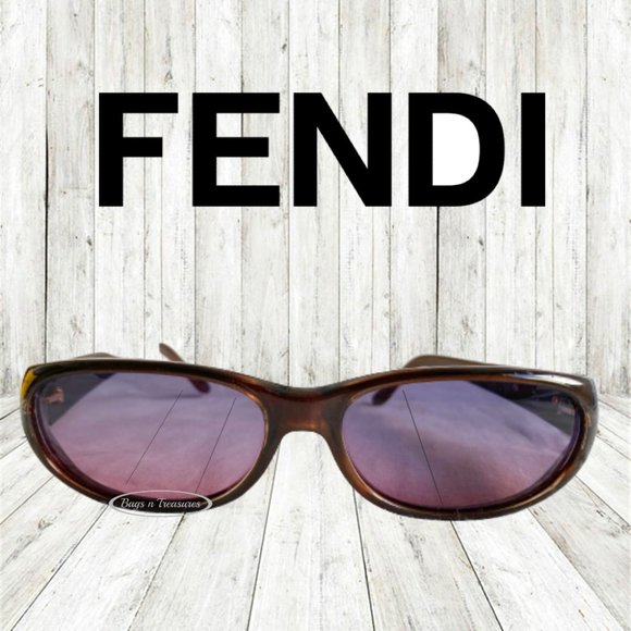 Vintage Fendi Sunglasses in Brown - Picture 1 of 10